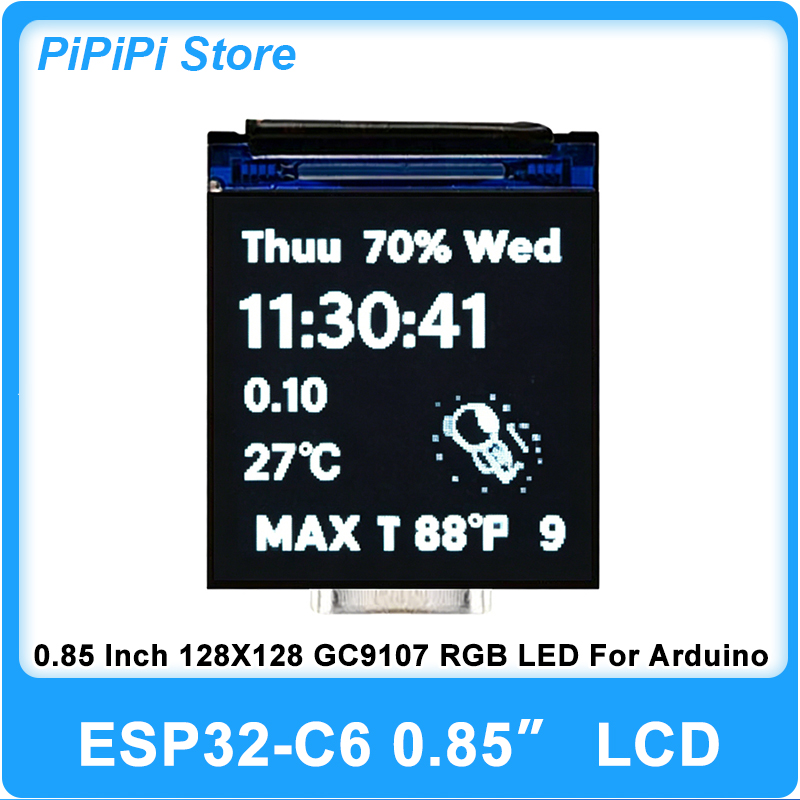 Esp32 Wifi Bluetooth - ESP32 C6 0.85 Inch 128X128 IPS