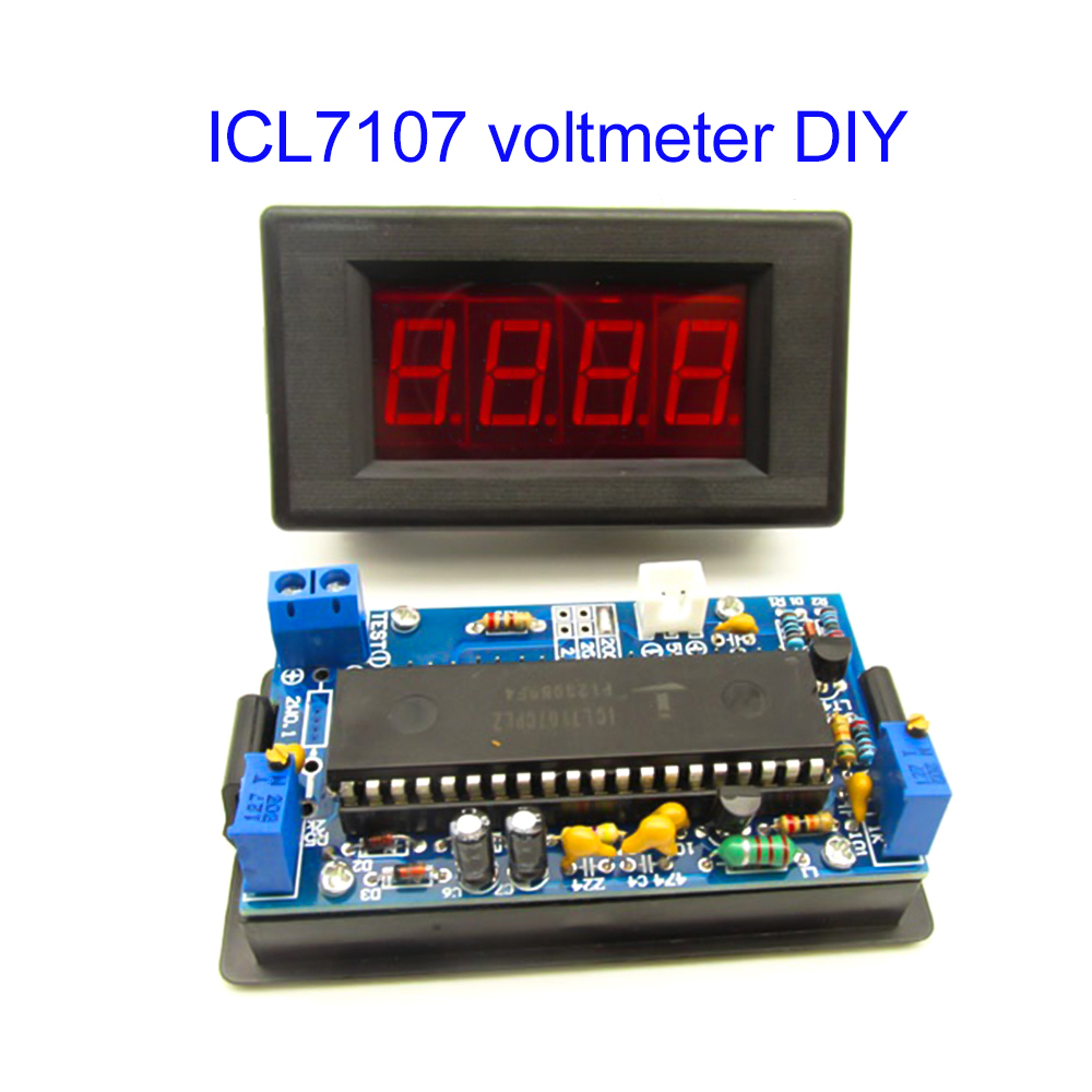 Diy Electronics Gadget - ICL7107 Voltmeter DIY Kit Parts DC