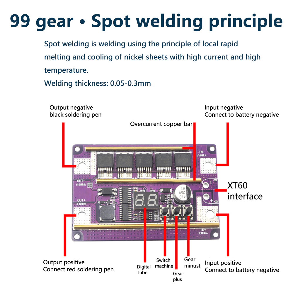 12V Spot Welder DIY Kits Power - Diy Electronics Spot Welder recension och pris