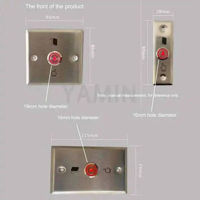 16/19mm Door Bell Momentary Re - Push Button Tactile recension och pris