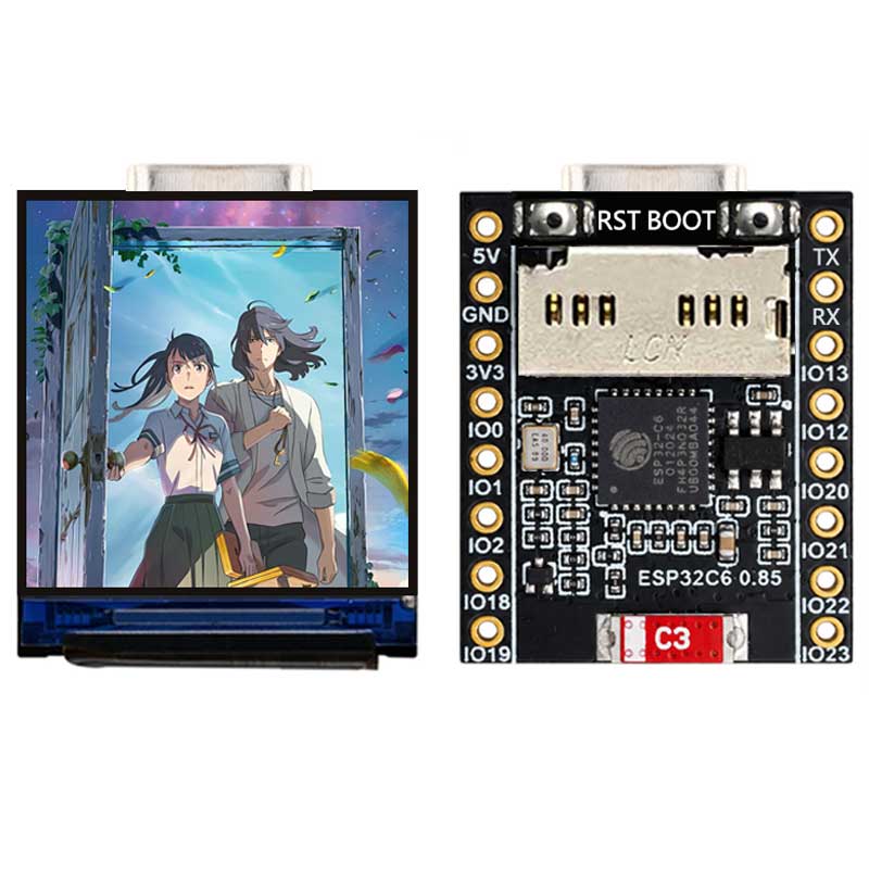 ESP32 C6 0.85 Inch 128X128 IPS - Esp32 Wifi Bluetooth recension och pris