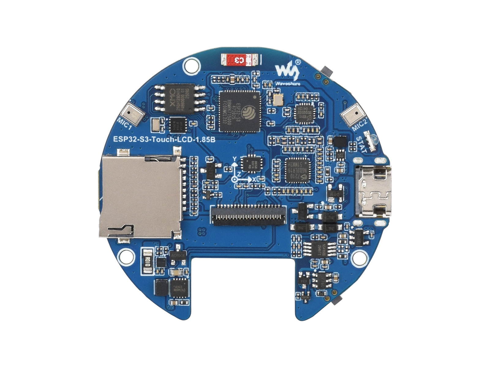 ESP32-S3 1.85inch LCD Capaciti - Diy Electronics recension och pris
