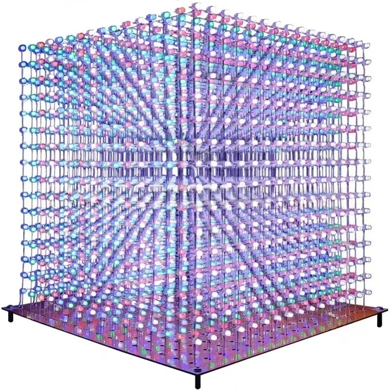 3 D16mini Light Cube Kit 16x16 - Diy Electronics recension och pris
