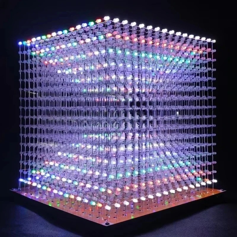 3 D16mini Light Cube Kit 16x16 - Diy Electronics recension och pris