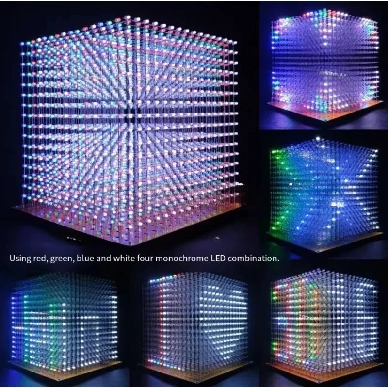 3 D16mini Light Cube Kit 16x16 - Diy Electronics recension och pris