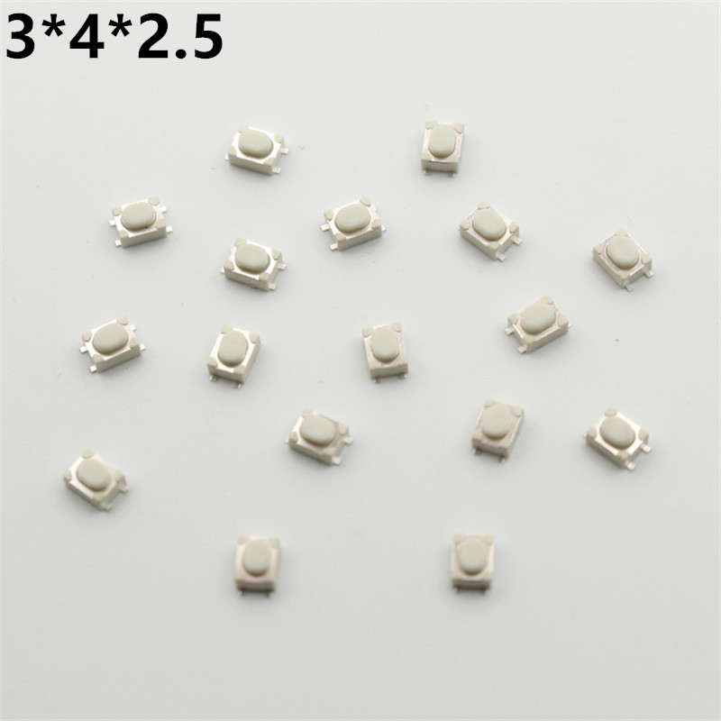 1000Pcs 3*4*2.5 Microswitch Ta - Push Button Tactile recension och pris