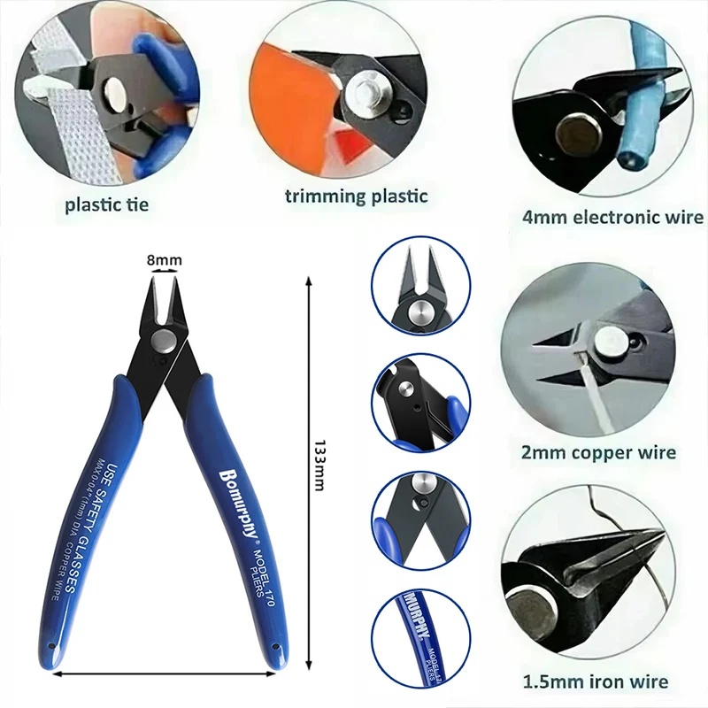 170 Electronic Diagonal Pliers - Diy Electronics Gadget recension och pris
