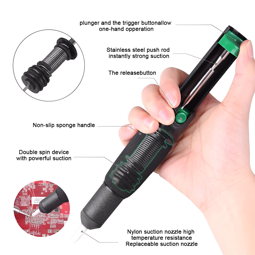 Metal Desoldering Pump Suction - Desoldering Pump Solder recension och pris
