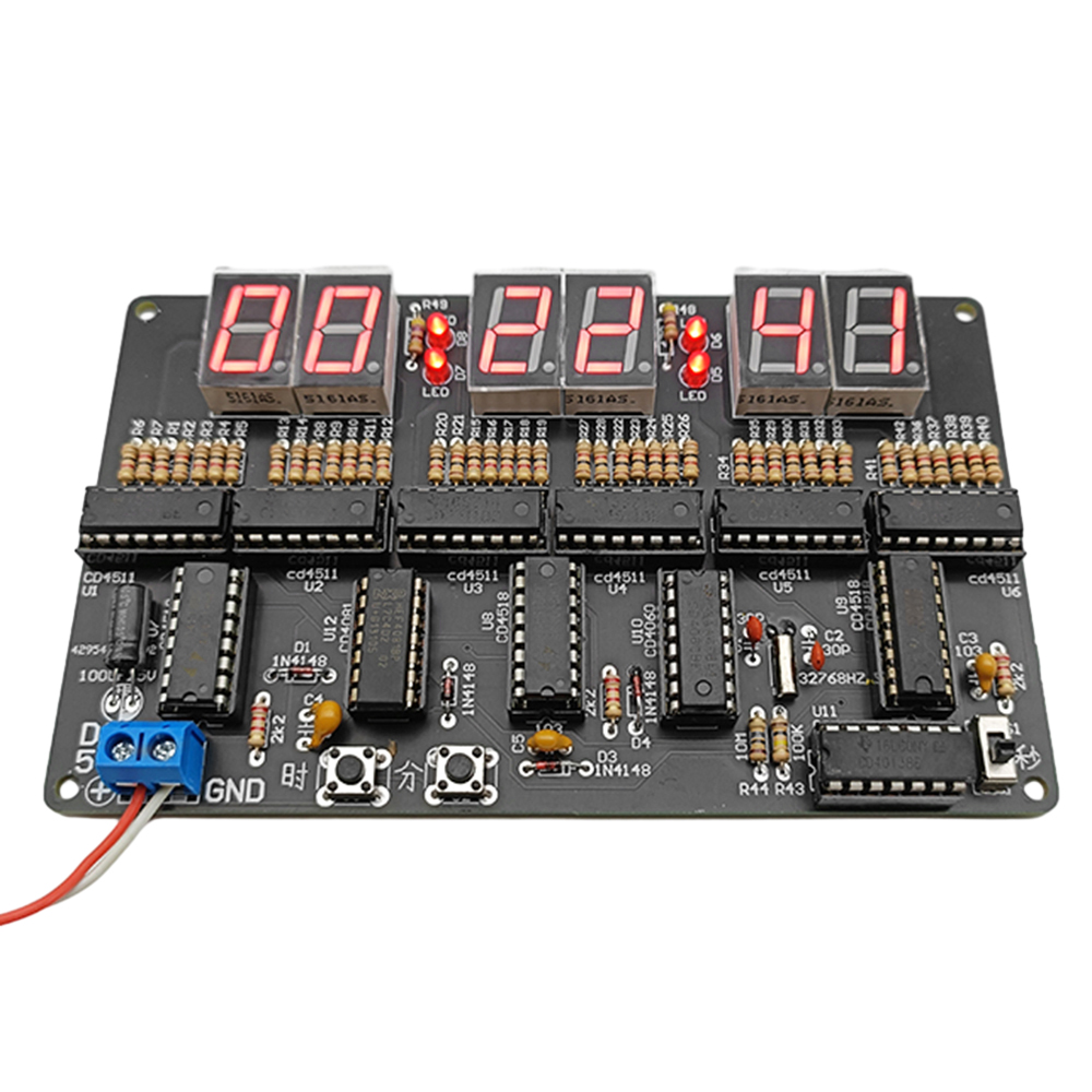 24-Hour Digital Circuit Clock  - Electronics Diy Pcb Design Projects recension och pris