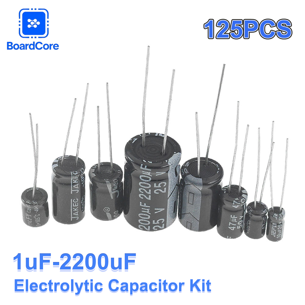 25 Values 125PCS Electrolytic  - Hobby Diy Electronics Kit recension och pris