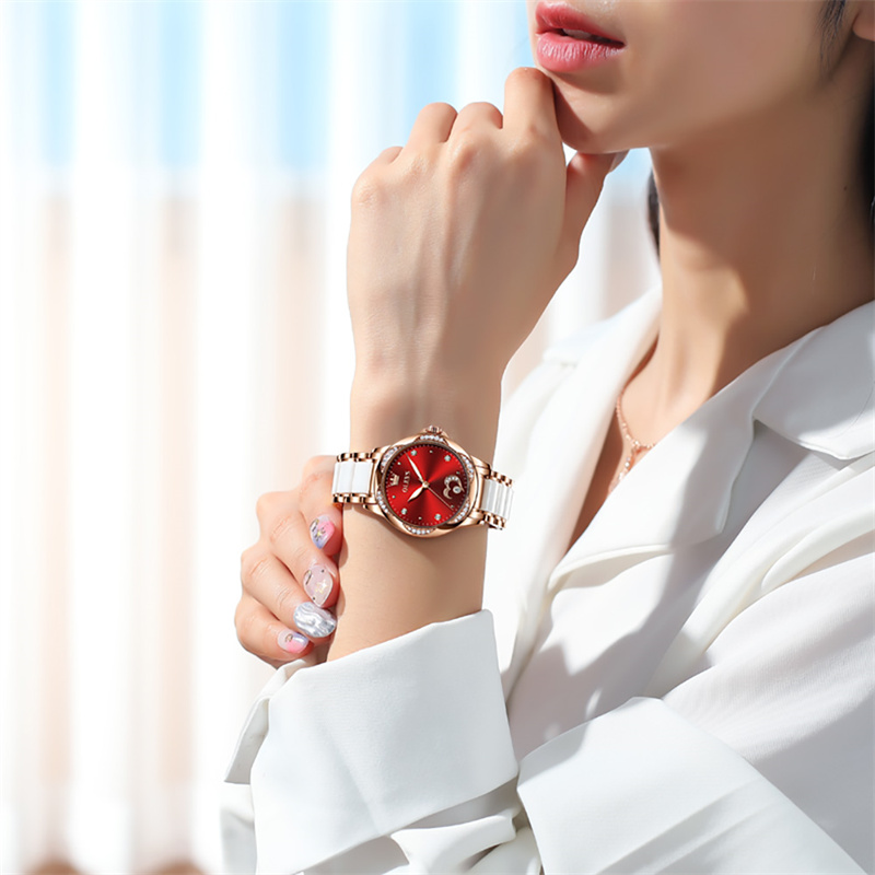 OLEVS Ladies Watch Woman Luxur - Push Button Tactile recension och pris