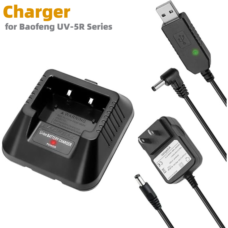 Baofeng UV-5R BF-F8HP Charger  - Diy Electronics Radio recension och pris