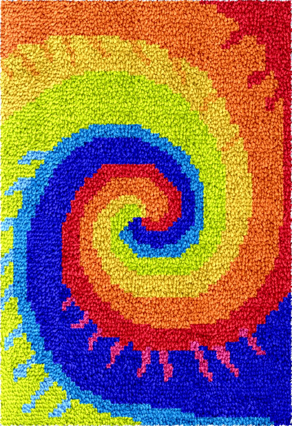 Rainbow large Diy Latch hook r - Hobby Diy Electronics Kit recension och pris