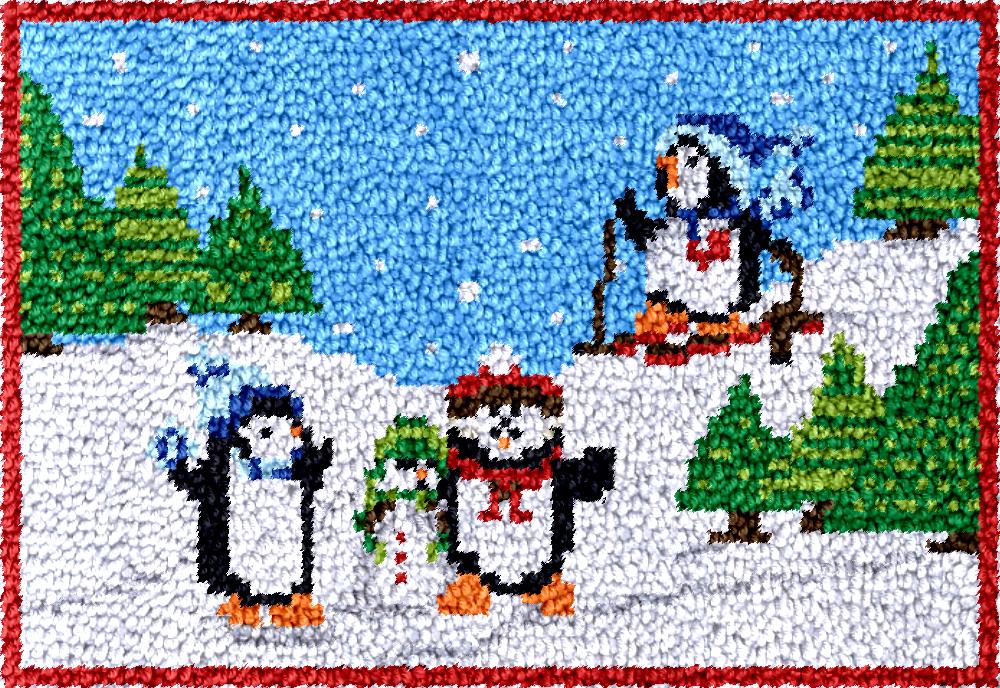 penguins Latch Hook Rug Kits w - Hobby Diy Electronics Kit recension och pris