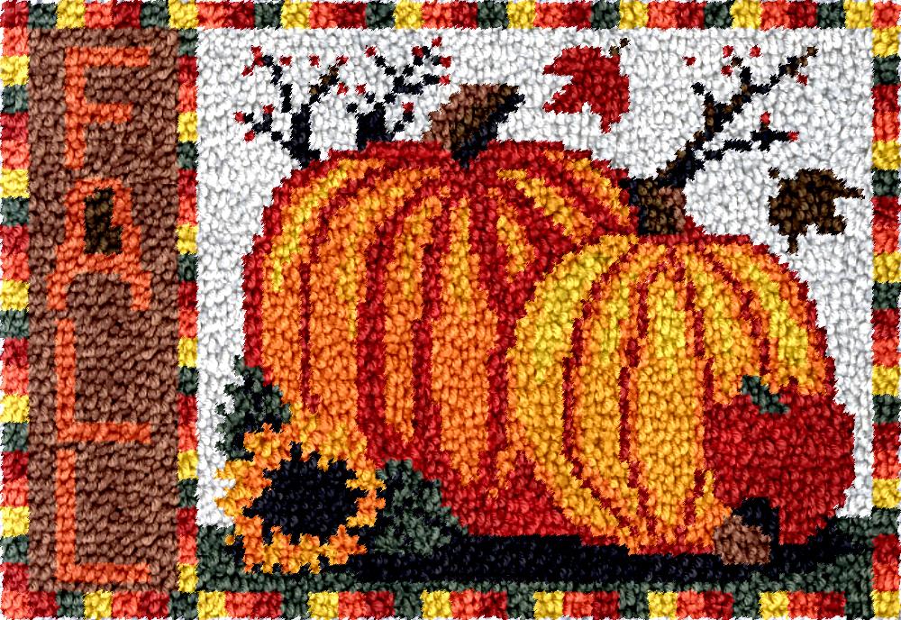 Pumpkin Latch hook kit with pr - Hobby Diy Electronics Kit recension och pris