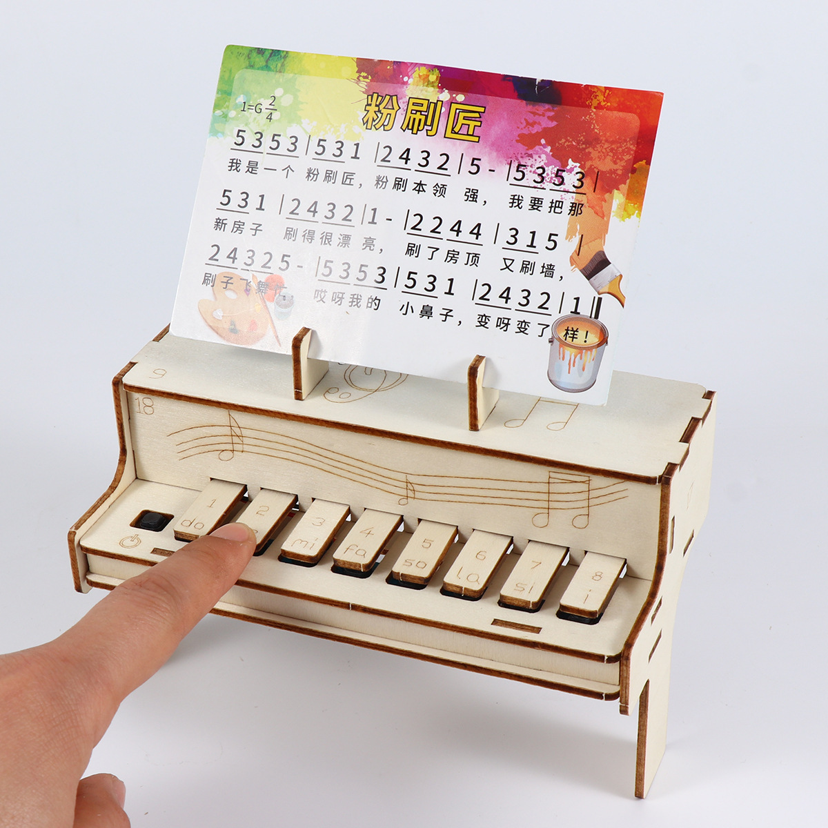 DIY Wooden Electronic Piano Mo - Diy Electronics Gadget recension och pris