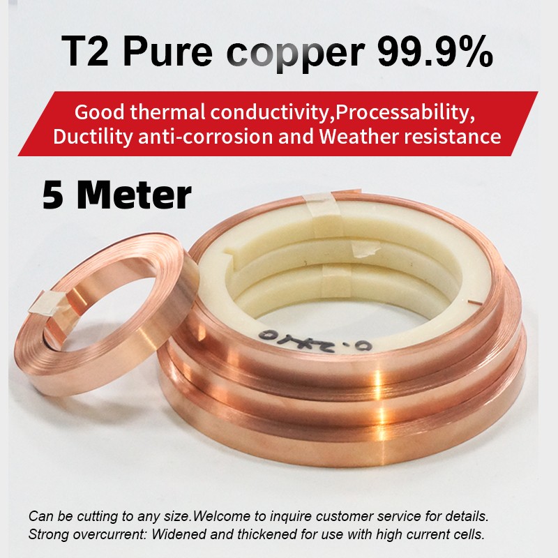5M/Roll  99.9% T2 Copper Strip - Diy Electronics Spot Welder recension och pris